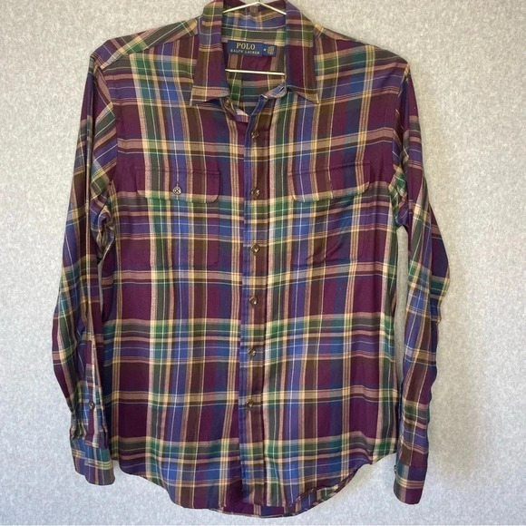 BUNDLE POLO RL/Ralph Lauren Short/Long Sleeve Button Down & Pima Cotton Sweater - Picture 7 of 15